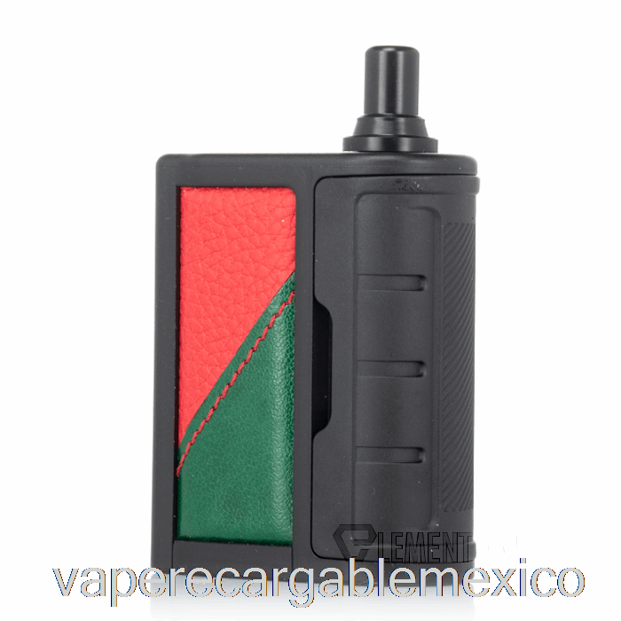 Vape Recargable Vandy Vape Rhino 50w Pod Mod Kit Cuero Verde Rojo